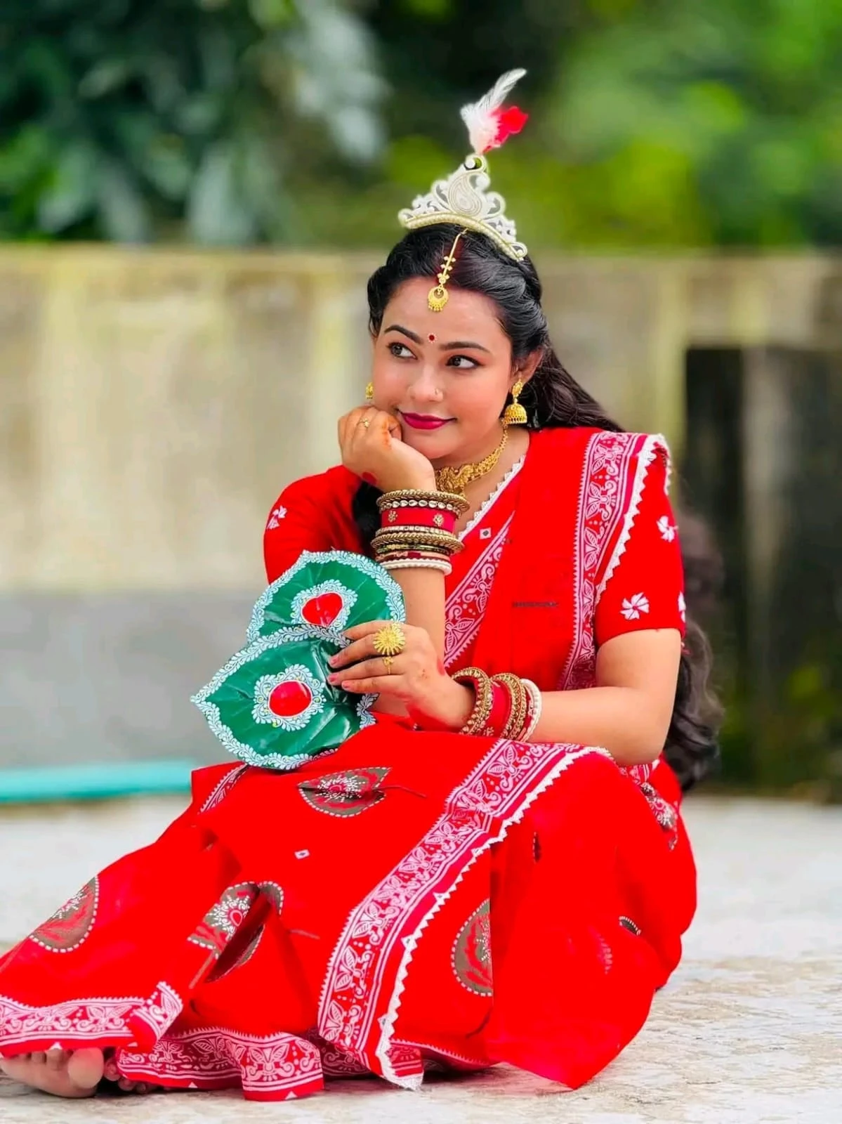 Puja Special Panpata Saree